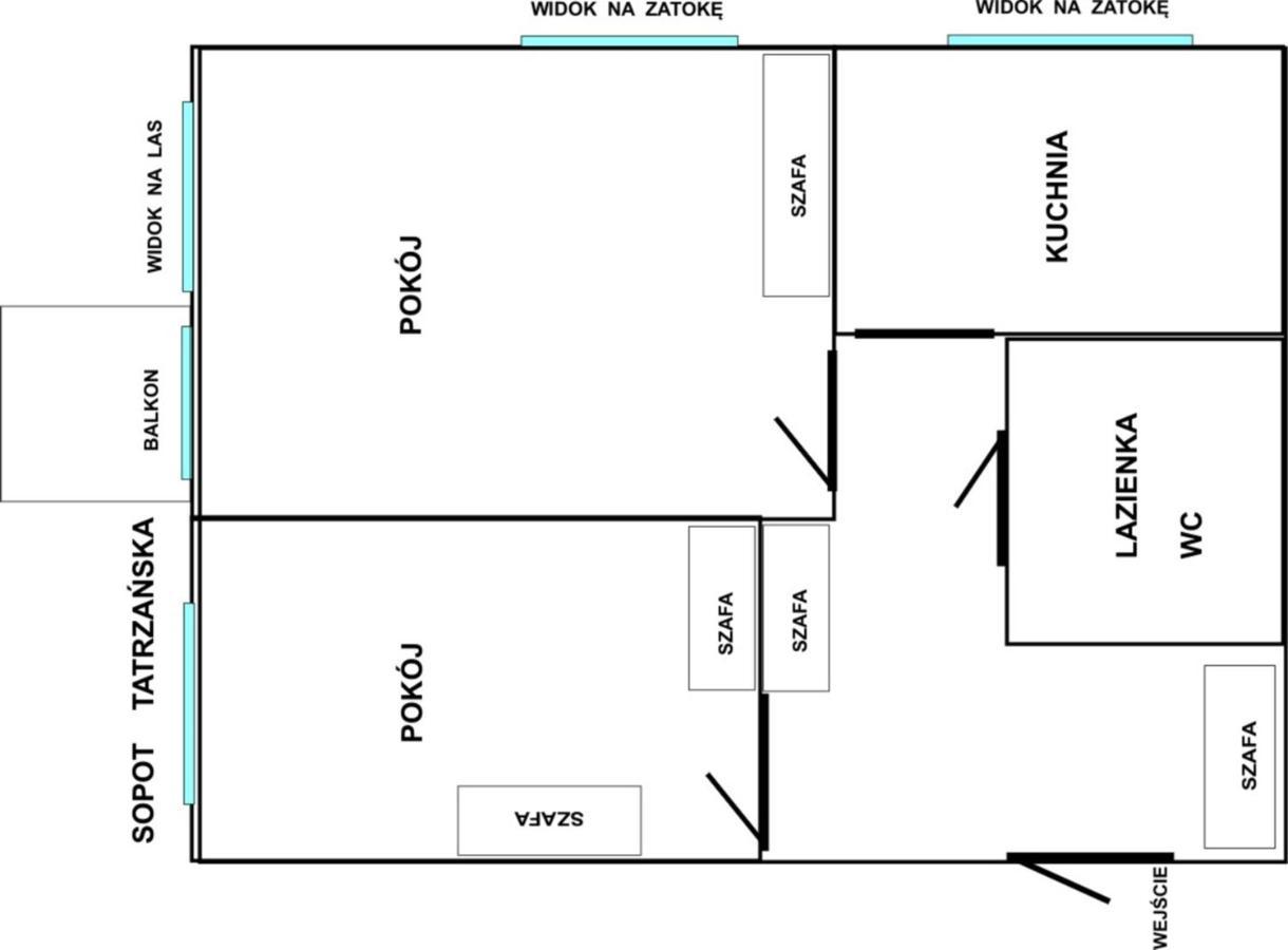 Sopot Apartament Kamienny Potok Экстерьер фото